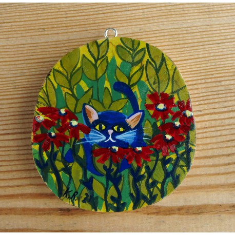 Kura zielononóżka - dekor