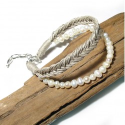 Simple pearl - bransoleta